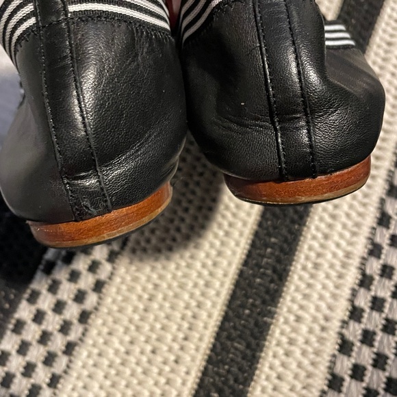 Black Leather Tory Burch Ballet Flats - Picture 4 of 7